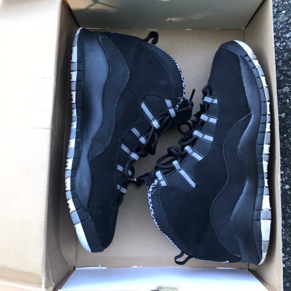 mens 2012 jordan stealth 10s size 7 black white
